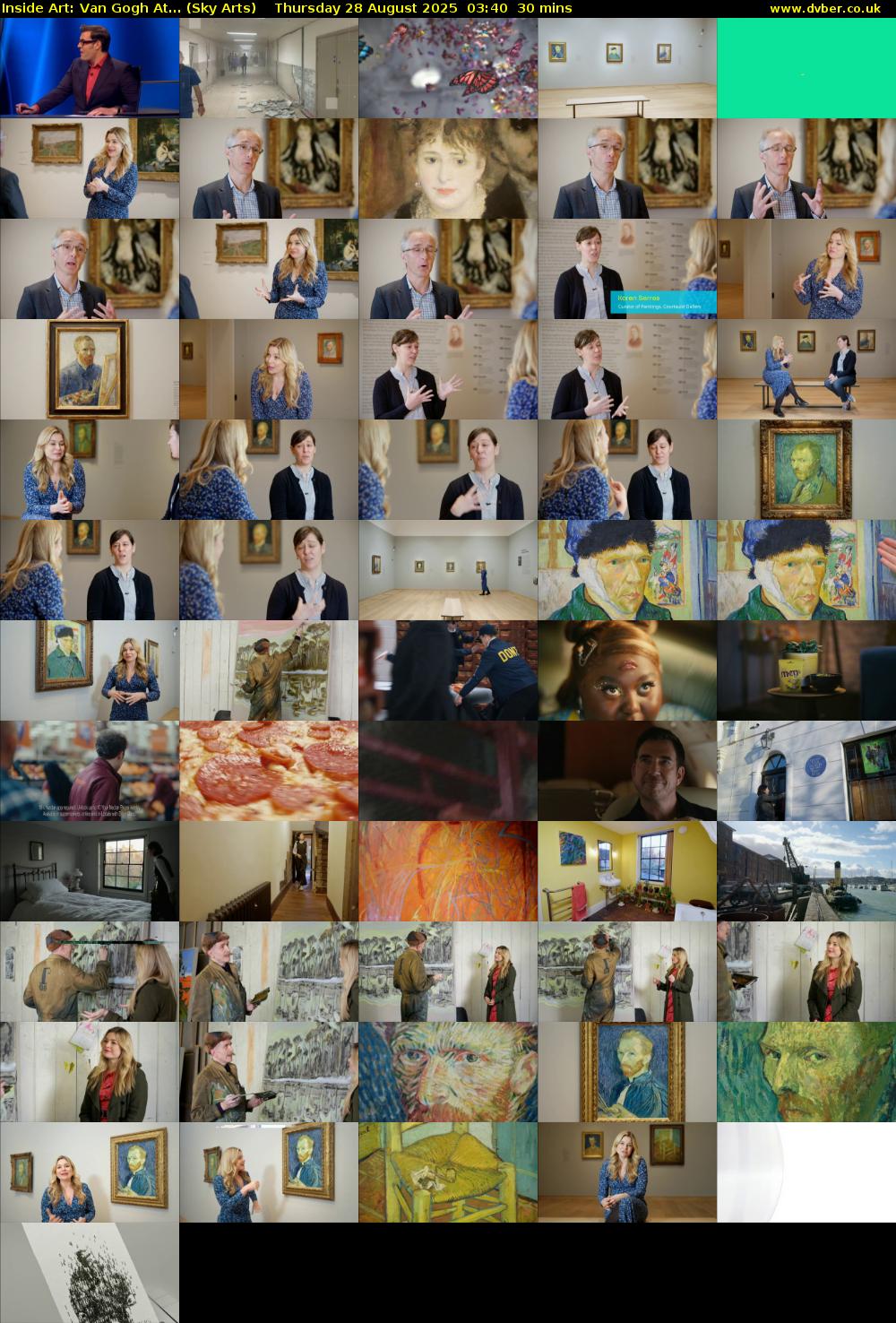 Inside Art: Van Gogh At... (Sky Arts) Thursday 28 August 2025 03:40 - 04:10