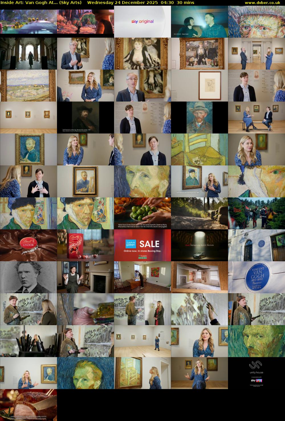 Inside Art: Van Gogh At... (Sky Arts) Wednesday 24 December 2025 04:30 - 05:00