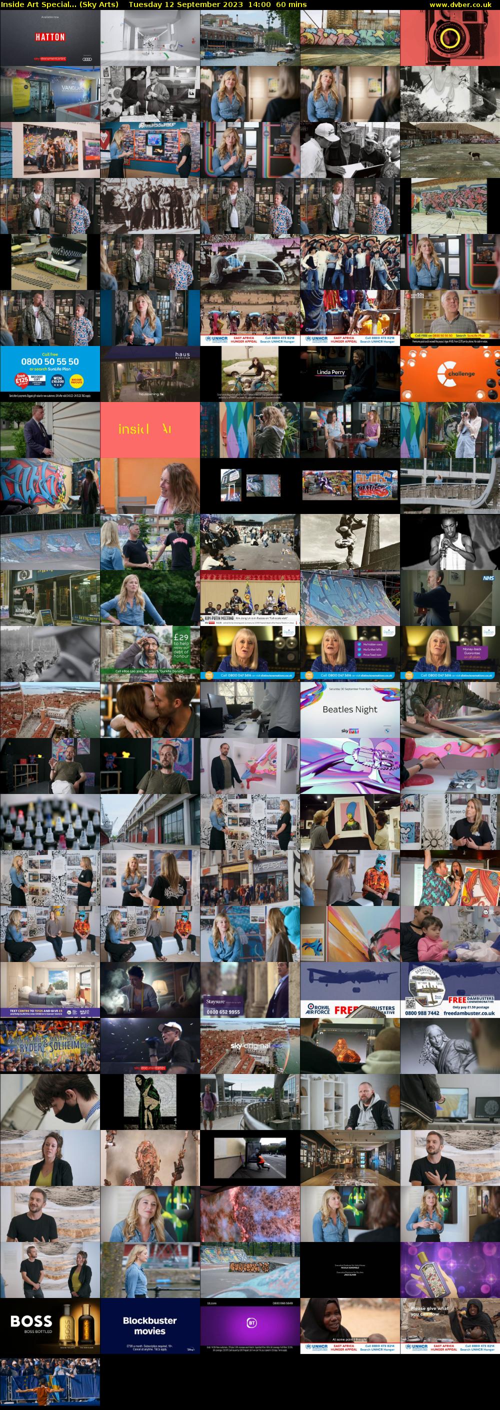 Inside Art Special... (Sky Arts) Tuesday 12 September 2023 14:00 - 15:00