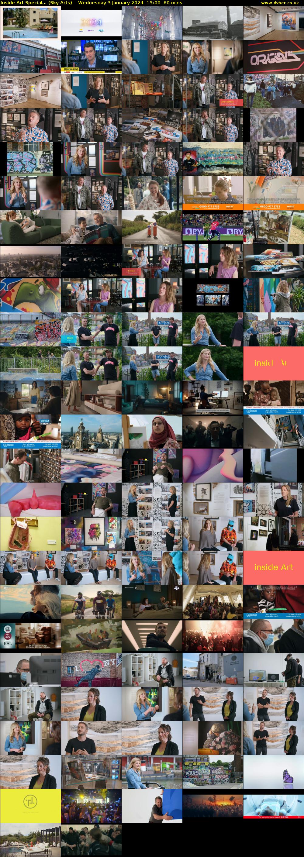 Inside Art Special... (Sky Arts) Wednesday 3 January 2024 15:00 - 16:00