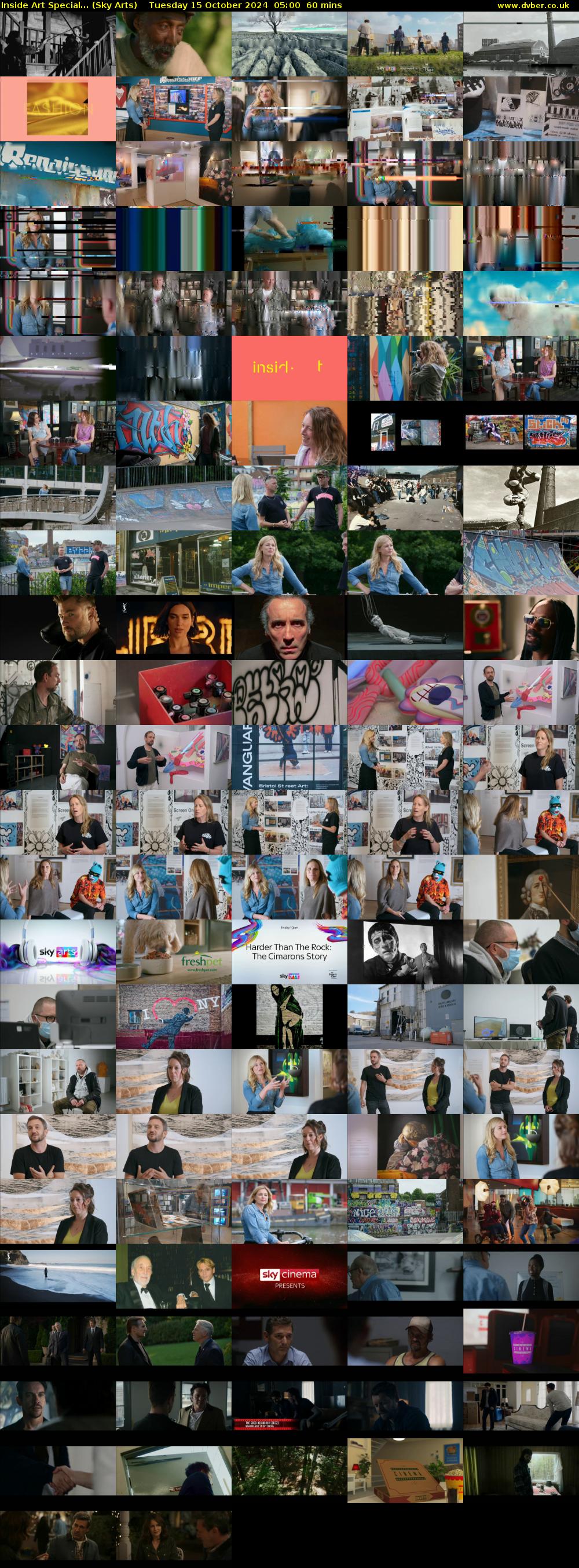 Inside Art Special... (Sky Arts) Tuesday 15 October 2024 05:00 - 06:00