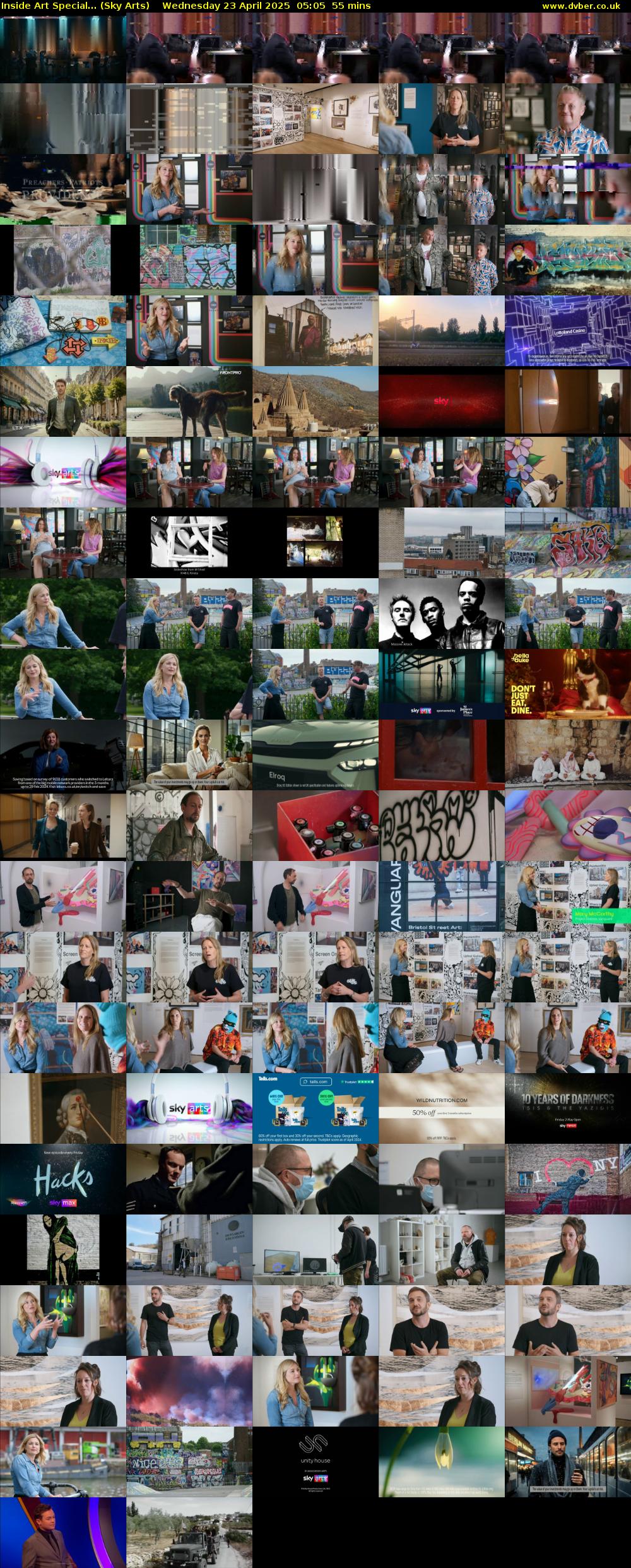 Inside Art Special... (Sky Arts) Wednesday 23 April 2025 05:05 - 06:00