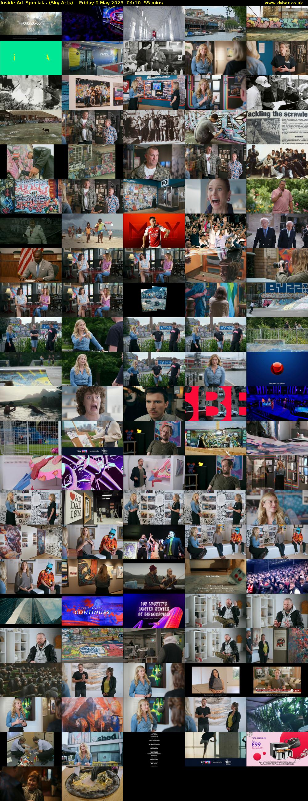Inside Art Special... (Sky Arts) Friday 9 May 2025 04:10 - 05:05