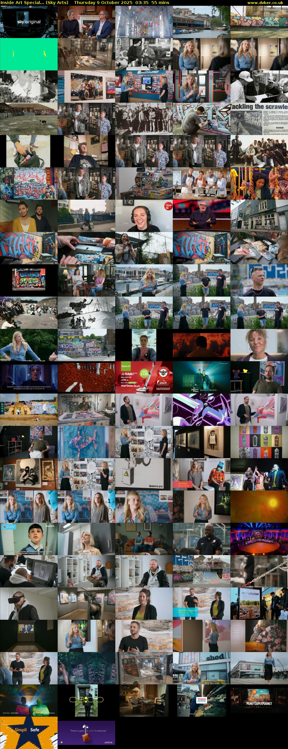 Inside Art Special... (Sky Arts) Thursday 9 October 2025 03:35 - 04:30