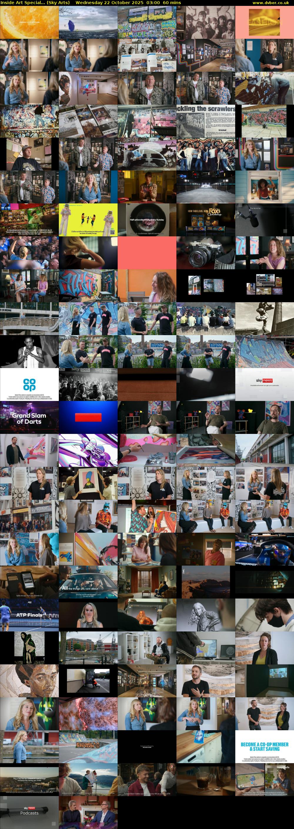 Inside Art Special... (Sky Arts) Wednesday 22 October 2025 03:00 - 04:00