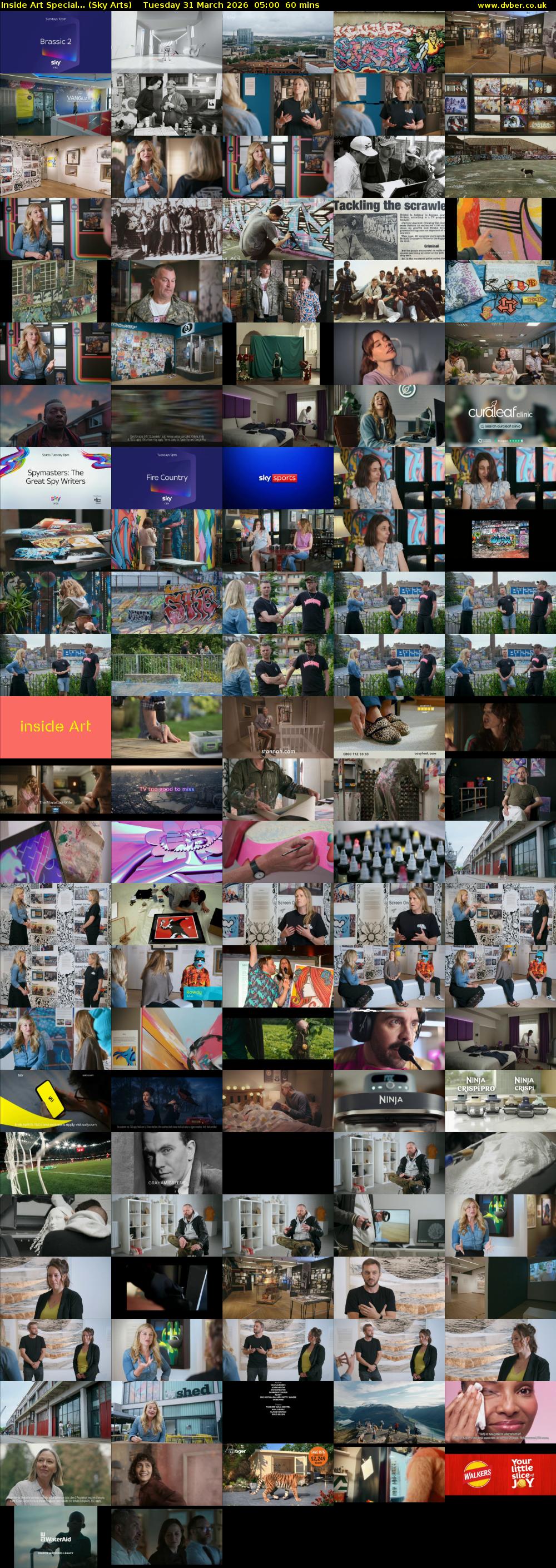 Inside Art Special... (Sky Arts) Tuesday 31 March 2026 05:00 - 06:00