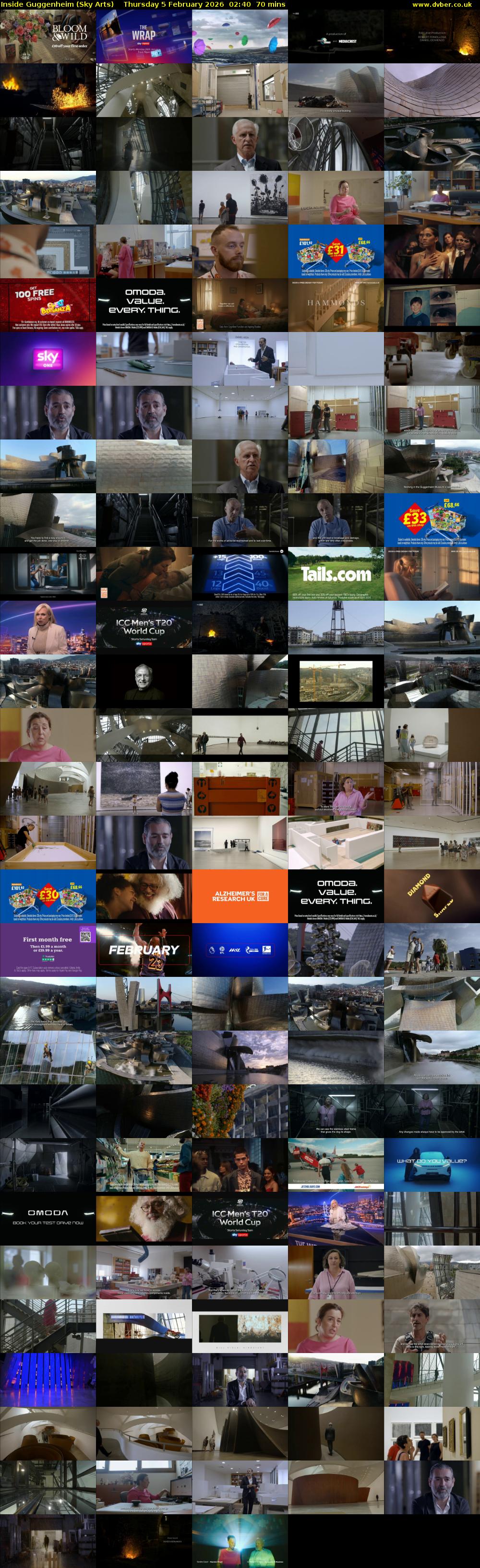 Inside Guggenheim (Sky Arts) Thursday 5 February 2026 02:40 - 03:50
