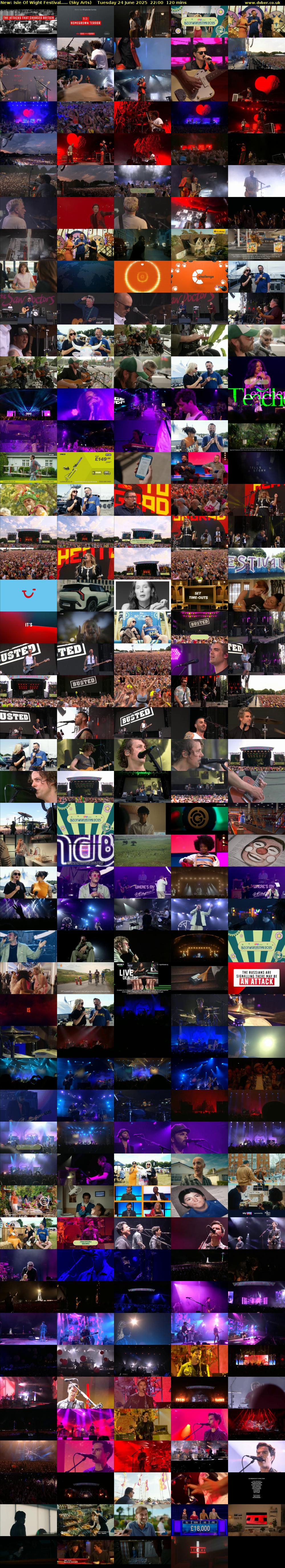 Isle Of Wight Festival..... (Sky Arts) Tuesday 24 June 2025 22:00 - 00:00