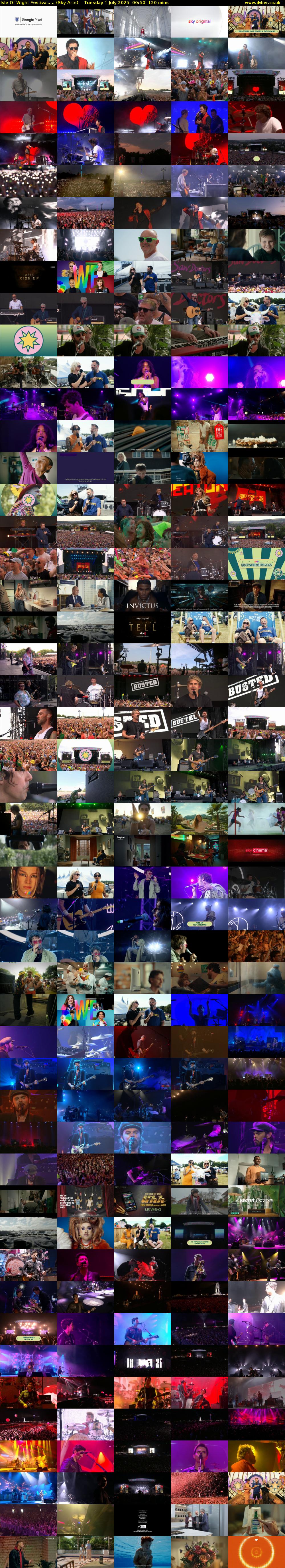 Isle Of Wight Festival..... (Sky Arts) Tuesday 1 July 2025 00:50 - 02:50