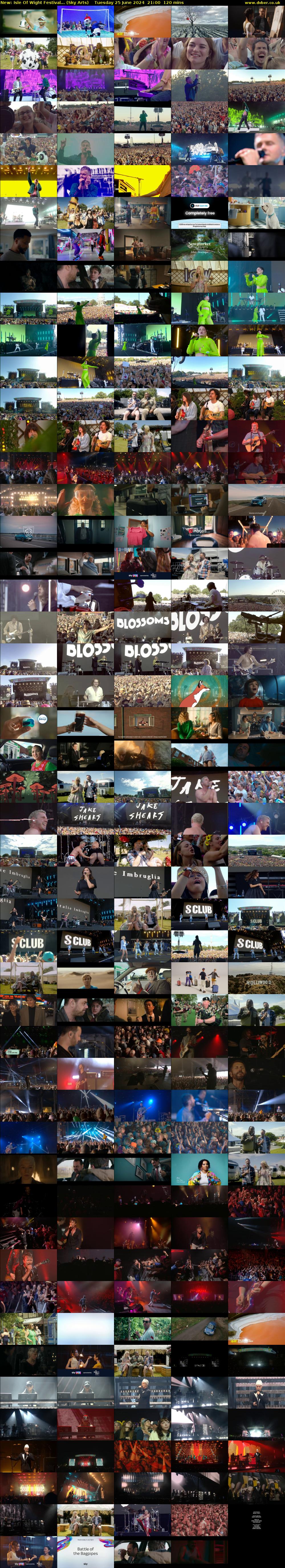 Isle Of Wight Festival... (Sky Arts) Tuesday 25 June 2024 21:00 - 23:00