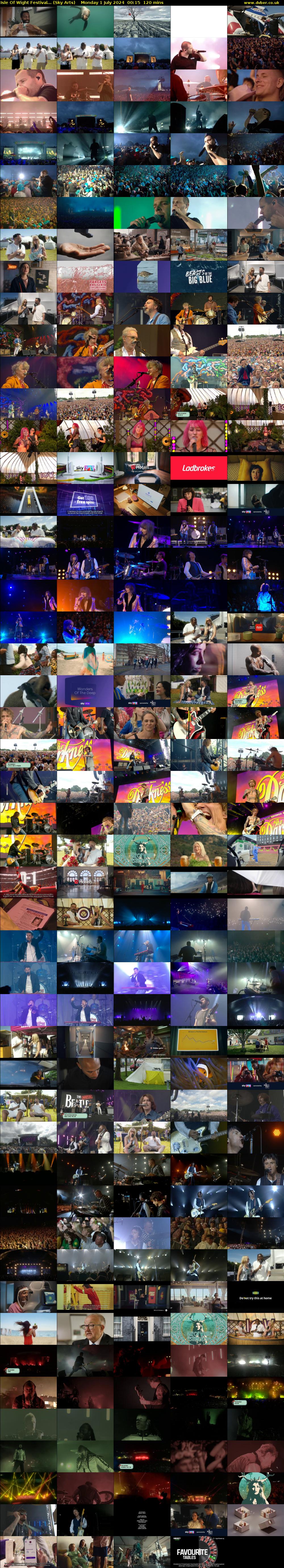 Isle Of Wight Festival... (Sky Arts) Monday 1 July 2024 00:15 - 02:15
