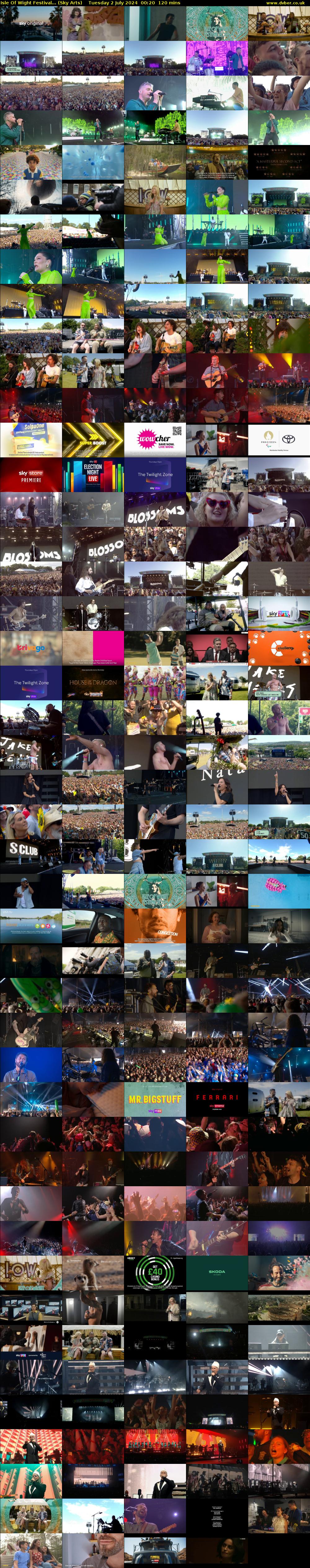 Isle Of Wight Festival... (Sky Arts) Tuesday 2 July 2024 00:20 - 02:20