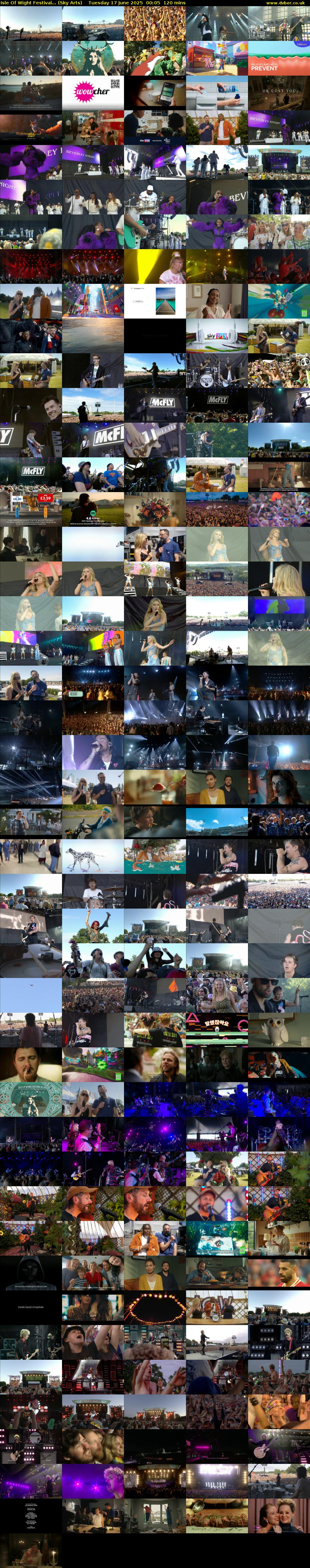 Isle Of Wight Festival... (Sky Arts) Tuesday 17 June 2025 00:05 - 02:05