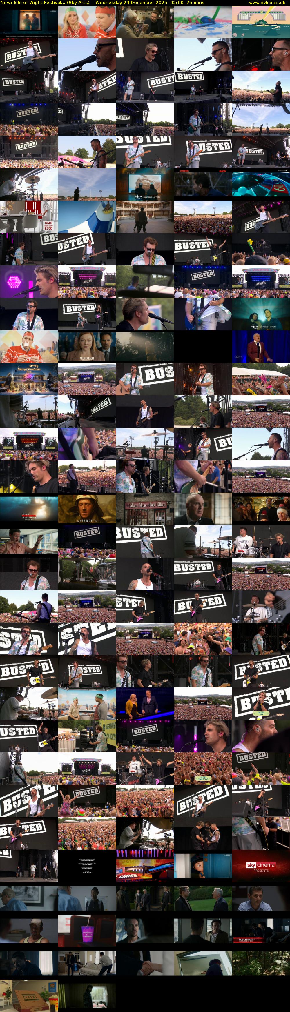 Isle Of Wight Festival... (Sky Arts) Wednesday 24 December 2025 02:00 - 03:15