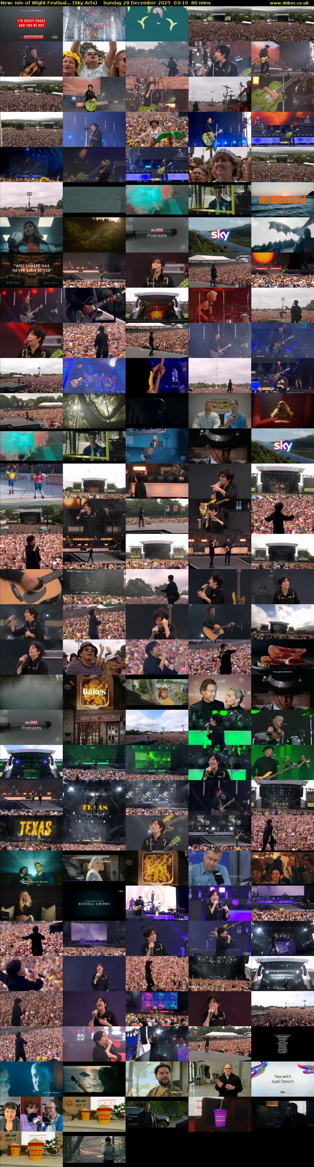 Isle Of Wight Festival... (Sky Arts) Sunday 28 December 2025 03:10 - 04:30