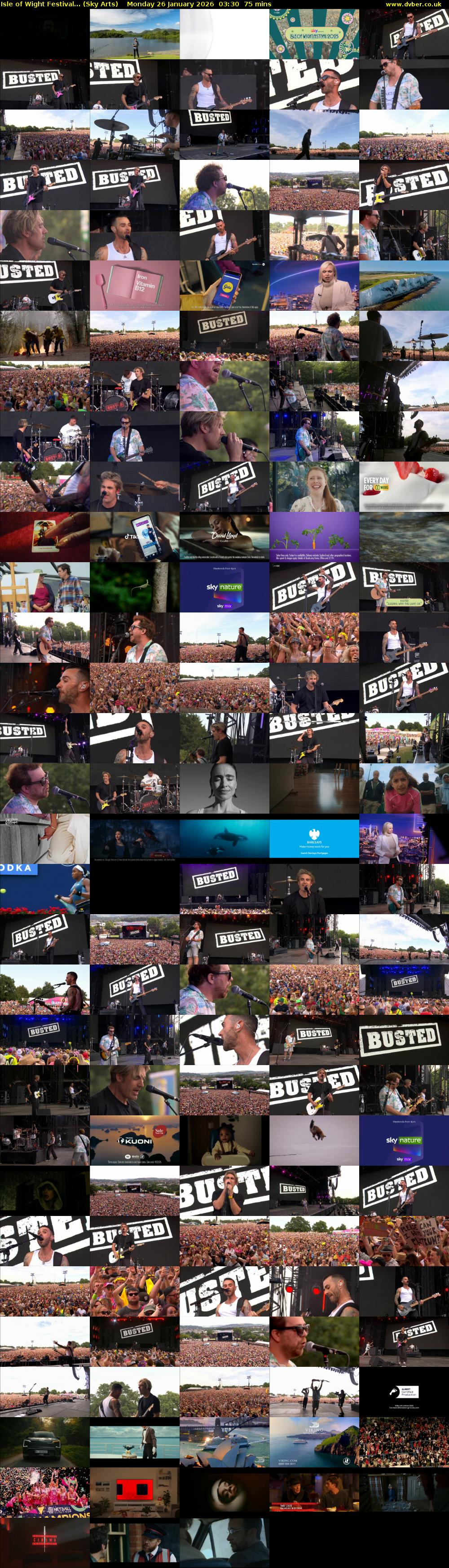 Isle Of Wight Festival... (Sky Arts) Monday 26 January 2026 03:30 - 04:45