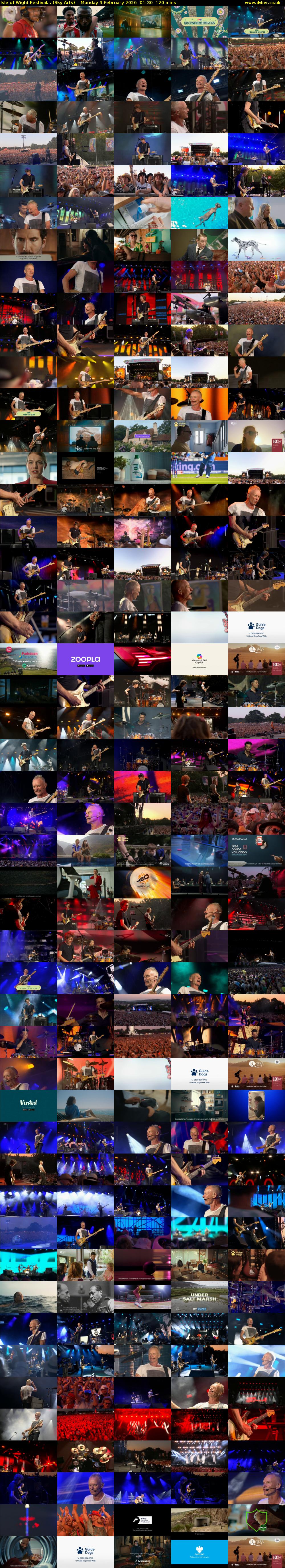 Isle Of Wight Festival... (Sky Arts) Monday 9 February 2026 01:30 - 03:30