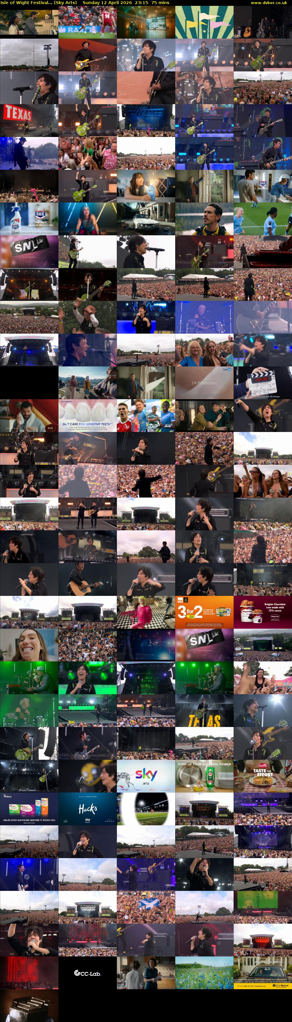 Isle Of Wight Festival... (Sky Arts) Sunday 12 April 2026 23:15 - 00:30