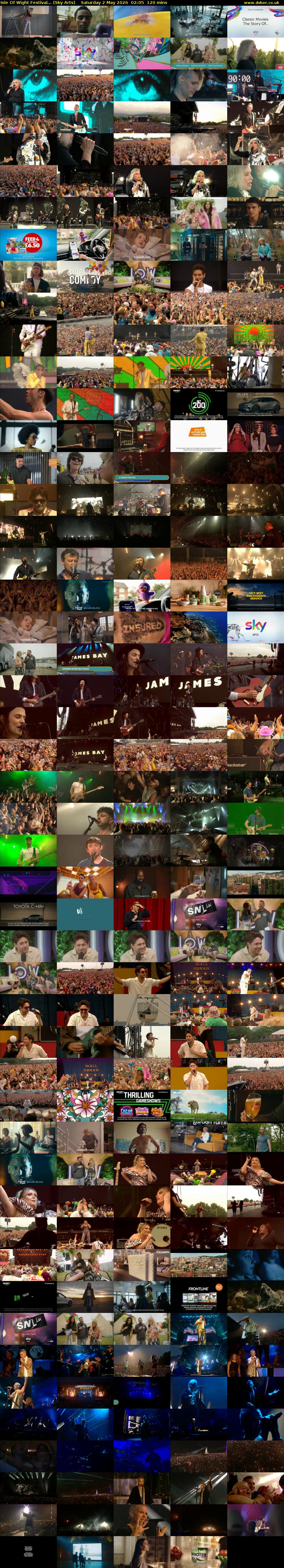Isle Of Wight Festival... (Sky Arts) Saturday 2 May 2026 02:05 - 04:05