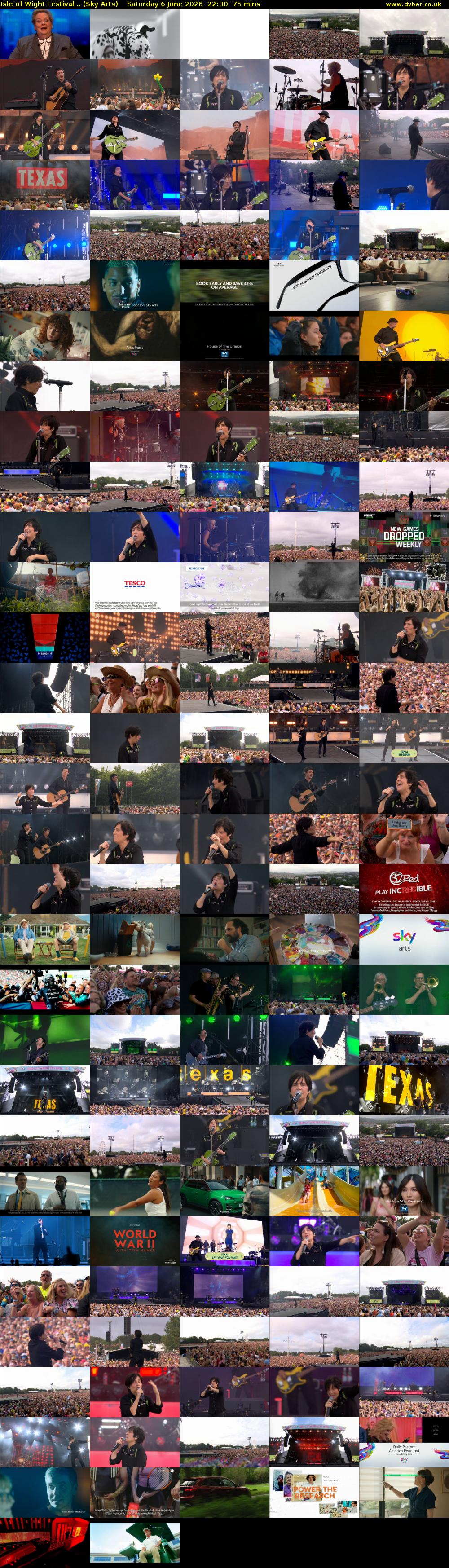 Isle Of Wight Festival... (Sky Arts) Saturday 6 June 2026 22:30 - 23:45