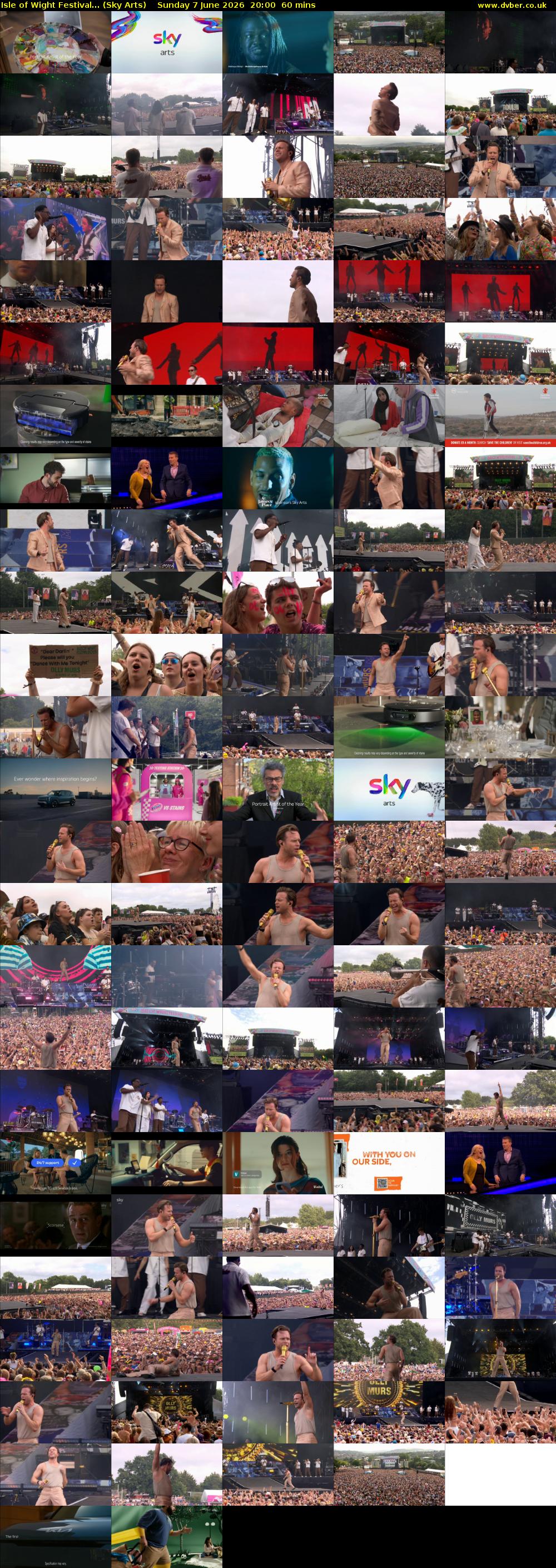 Isle Of Wight Festival... (Sky Arts) Sunday 7 June 2026 20:00 - 21:00
