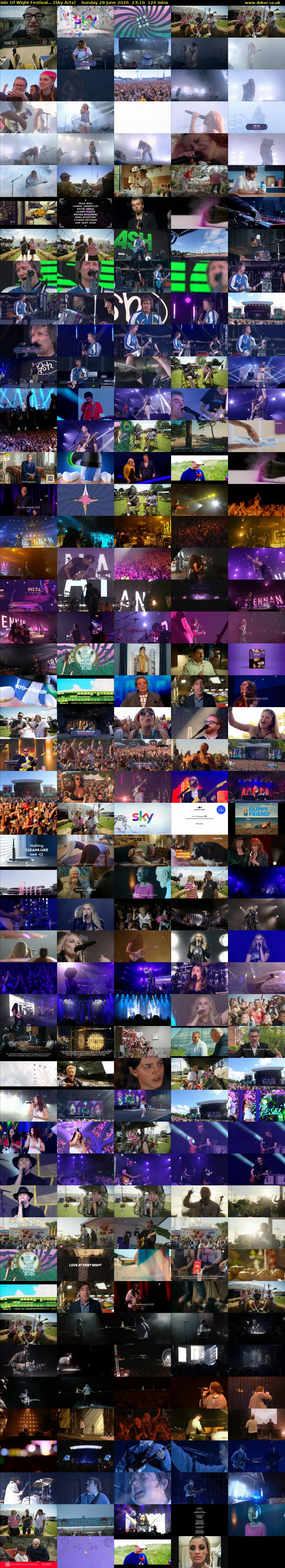 Isle Of Wight Festival... (Sky Arts) Sunday 28 June 2026 23:10 - 01:10