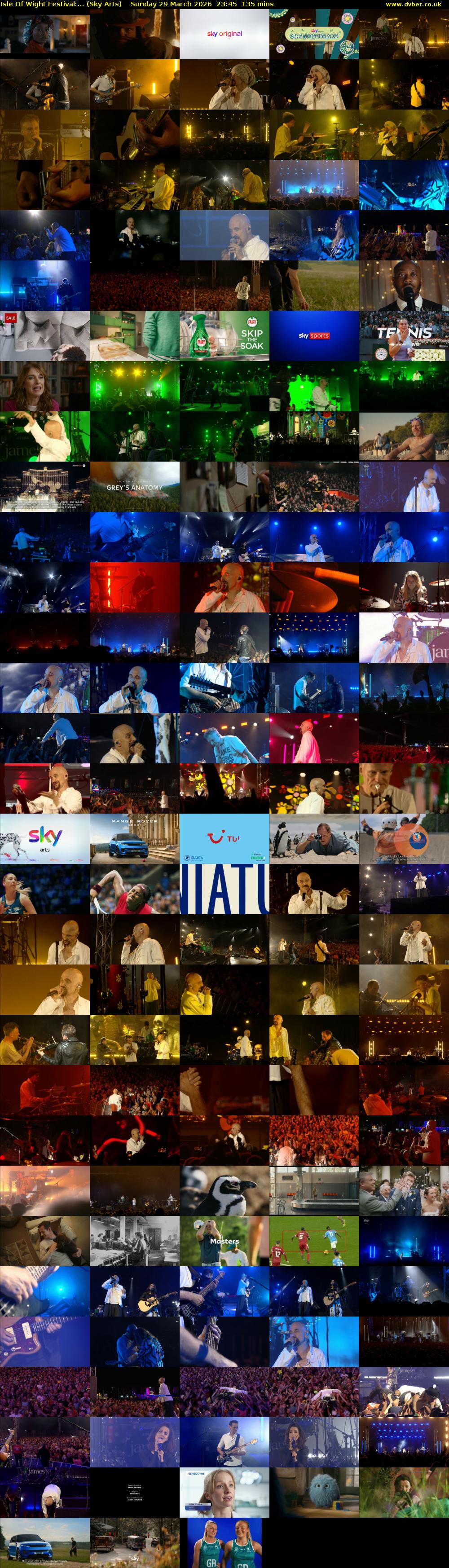 Isle Of Wight Festival:... (Sky Arts) Sunday 29 March 2026 23:45 - 02:00