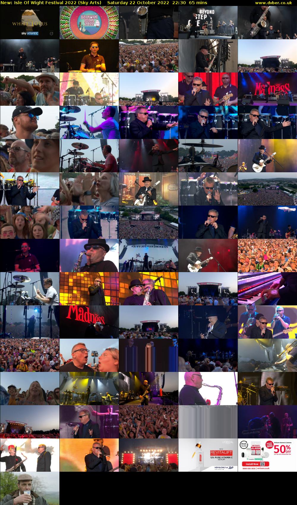 Isle Of Wight Festival 2022 (Sky Arts) Saturday 22 October 2022 22:30 - 23:35