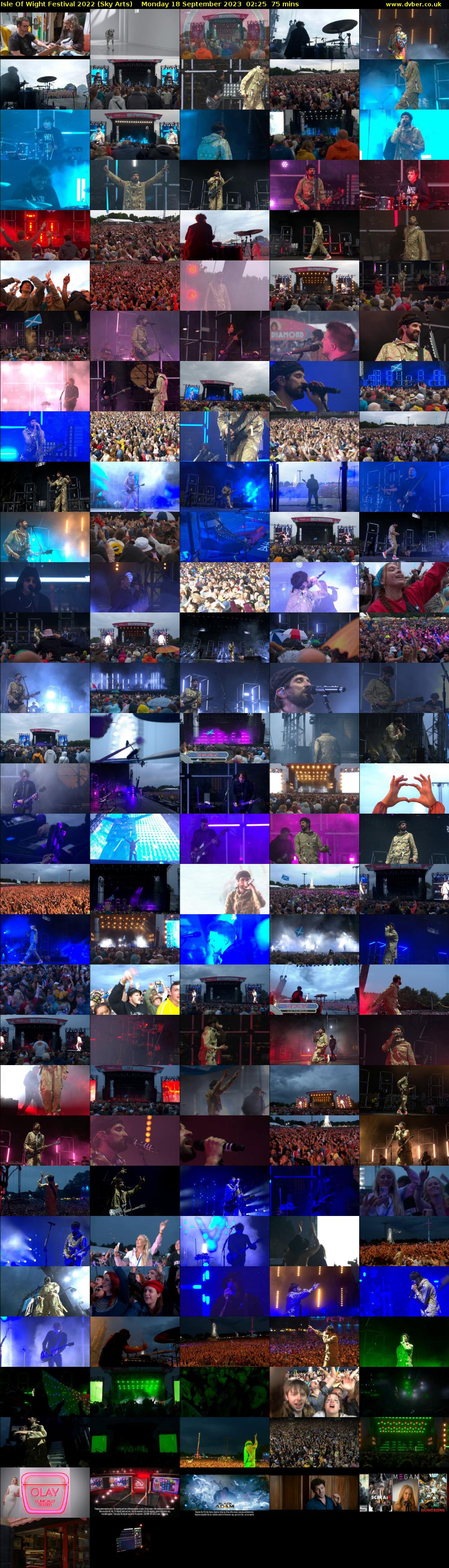 Isle Of Wight Festival 2022 (Sky Arts) Monday 18 September 2023 02:25 - 03:40