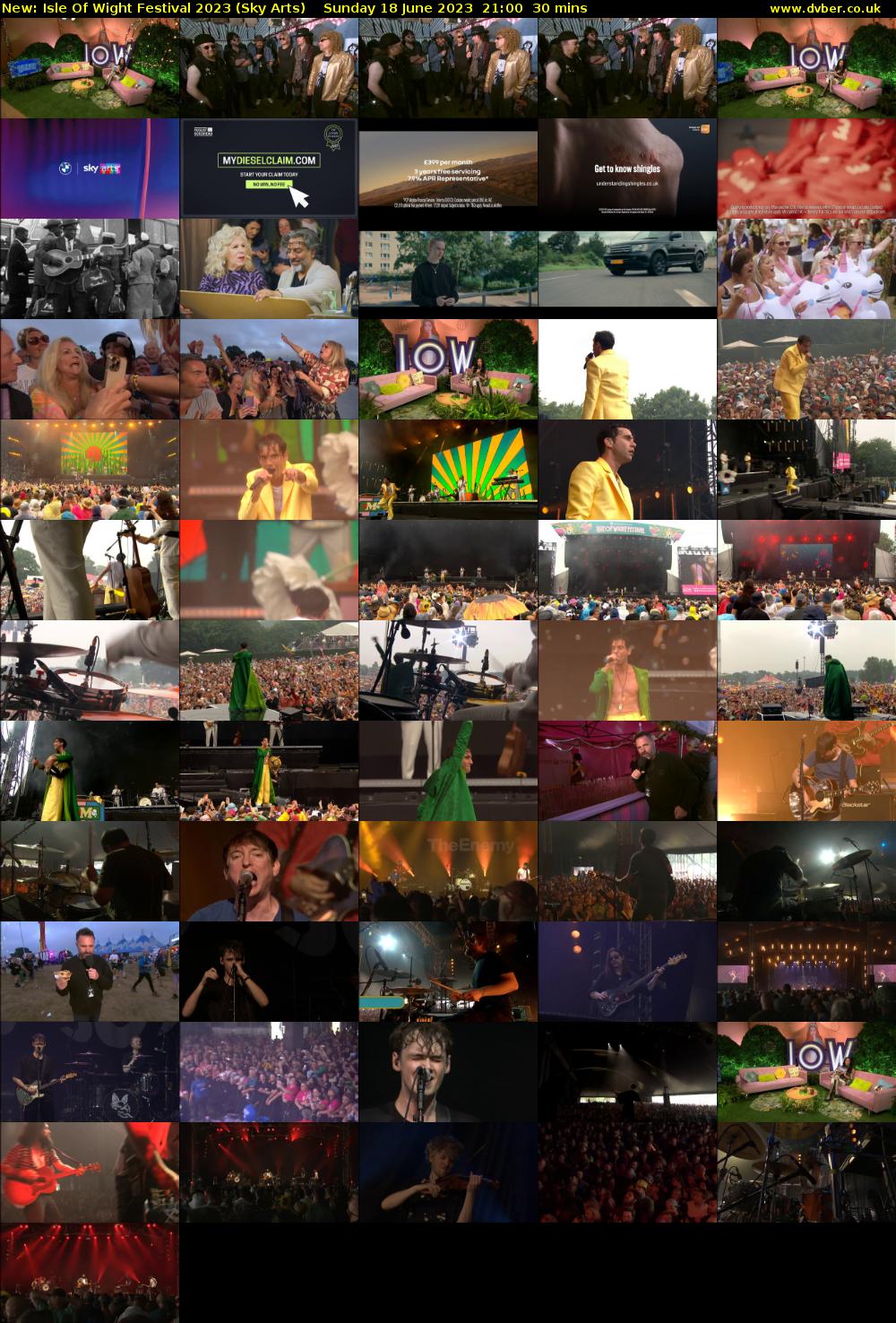 Isle Of Wight Festival 2023 (Sky Arts) Sunday 18 June 2023 21:00 - 21:30