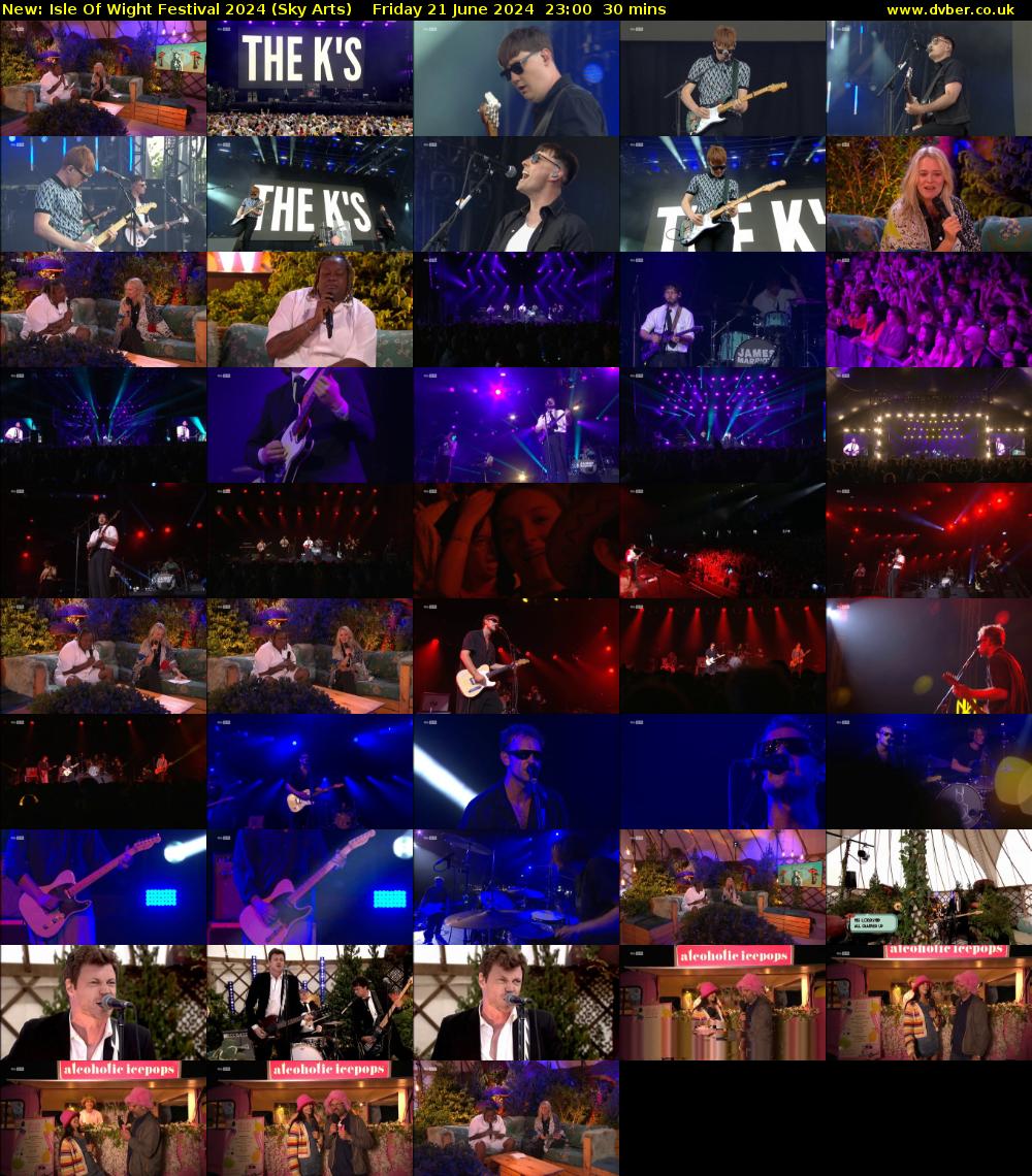 Isle Of Wight Festival 2024 (Sky Arts) Friday 21 June 2024 23:00 - 23:30