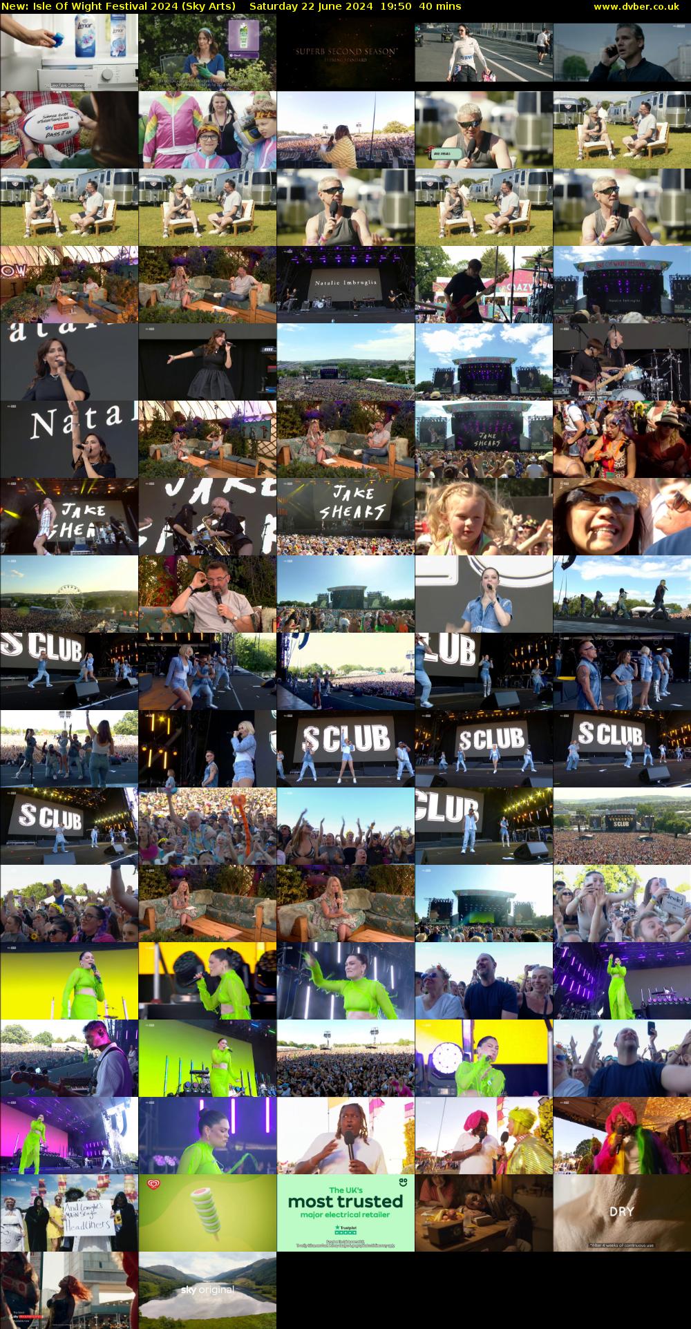 Isle Of Wight Festival 2024 (Sky Arts) Saturday 22 June 2024 19:50 - 20:30