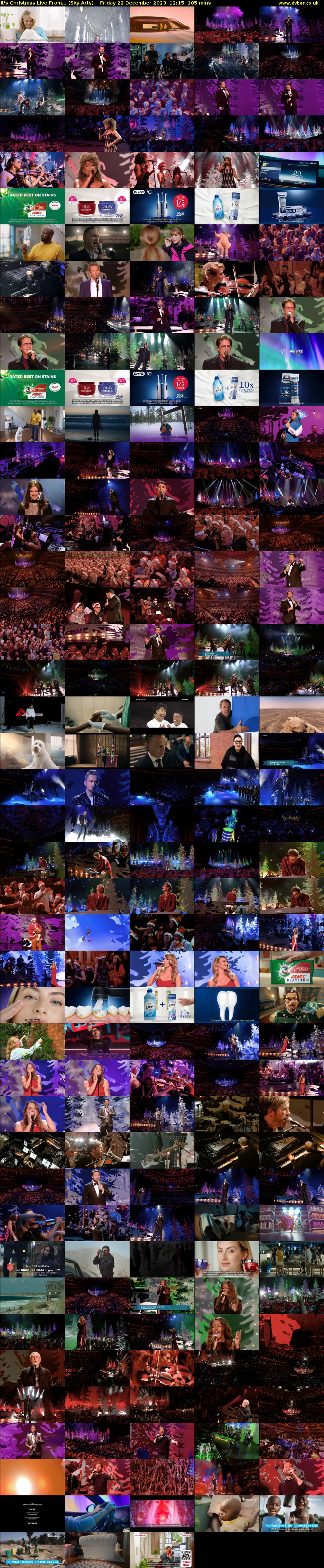 It's Christmas Live From... (Sky Arts) Friday 22 December 2023 12:15 - 14:00