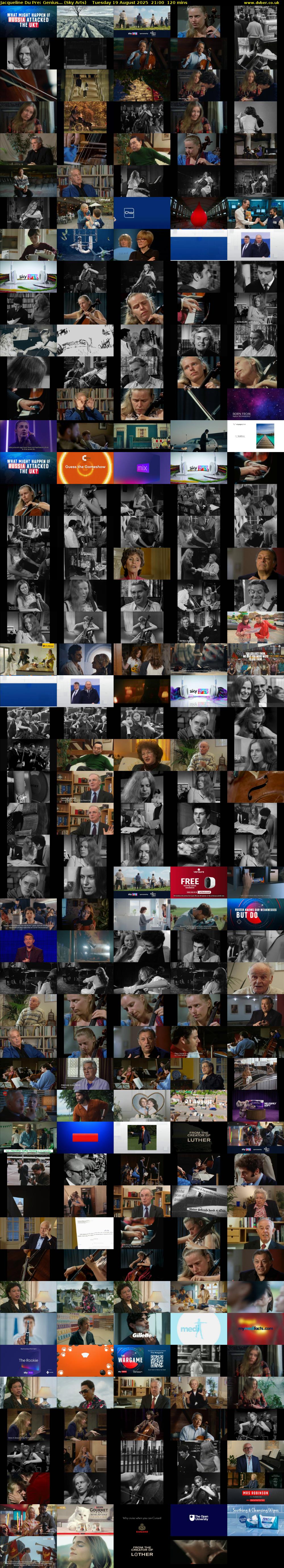 Jacqueline Du Pre: Genius... (Sky Arts) Tuesday 19 August 2025 21:00 - 23:00