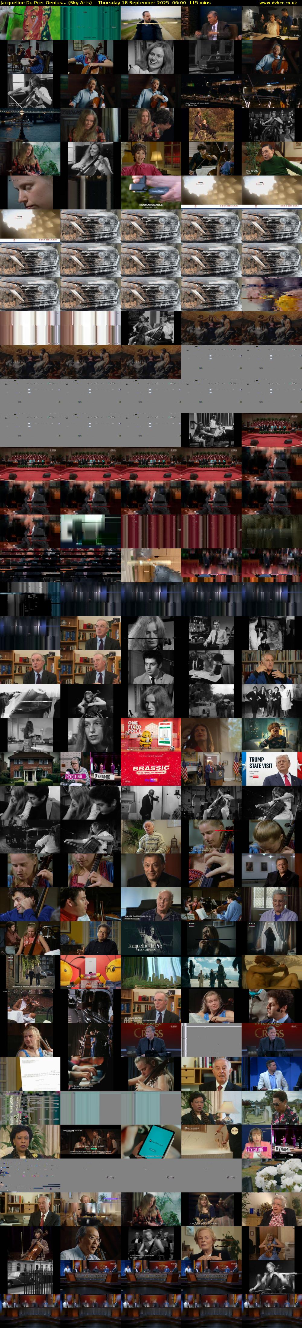Jacqueline Du Pre: Genius... (Sky Arts) Thursday 18 September 2025 06:00 - 07:55