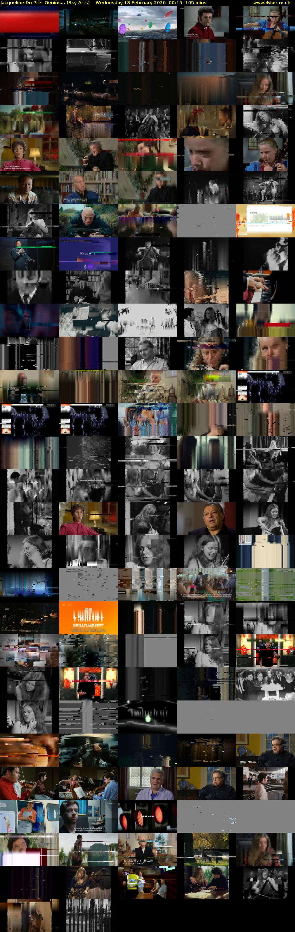 Jacqueline Du Pre: Genius... (Sky Arts) Wednesday 18 February 2026 00:15 - 02:00