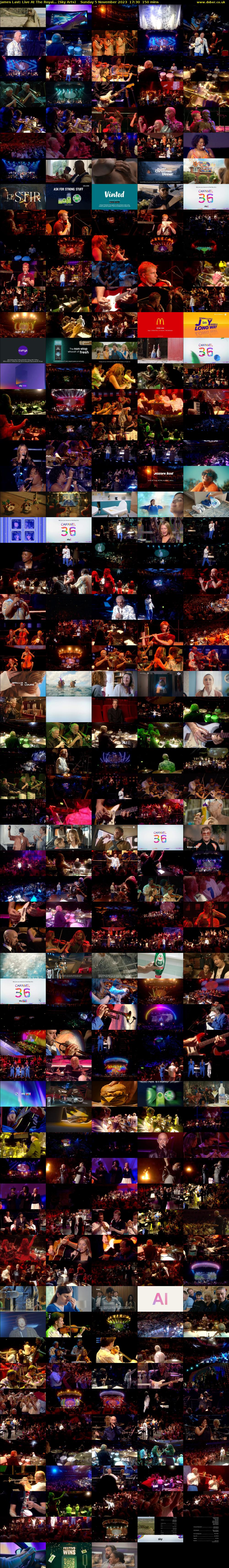 James Last: Live At The Royal... (Sky Arts) Sunday 5 November 2023 17:30 - 20:00