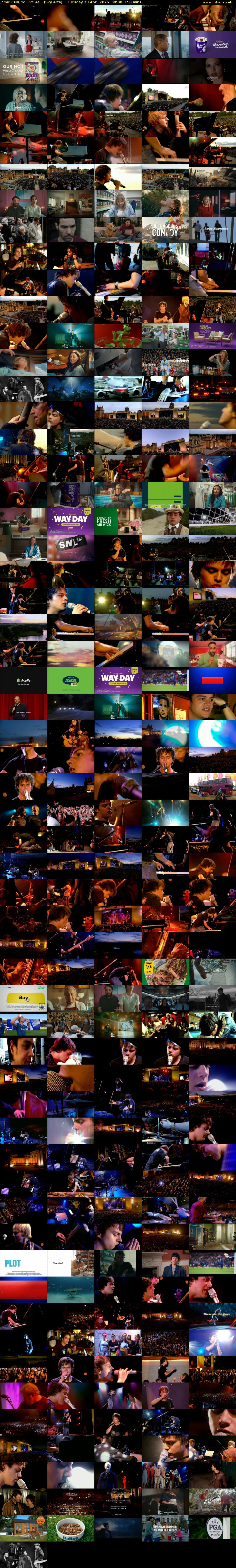 Jamie Cullum: Live At... (Sky Arts) Tuesday 28 April 2026 00:00 - 02:30