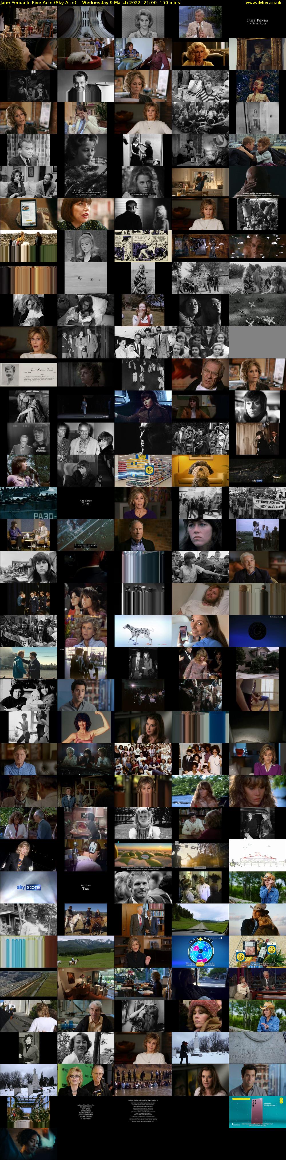 Jane Fonda In Five Acts (Sky Arts) Wednesday 9 March 2022 21:00 - 23:30