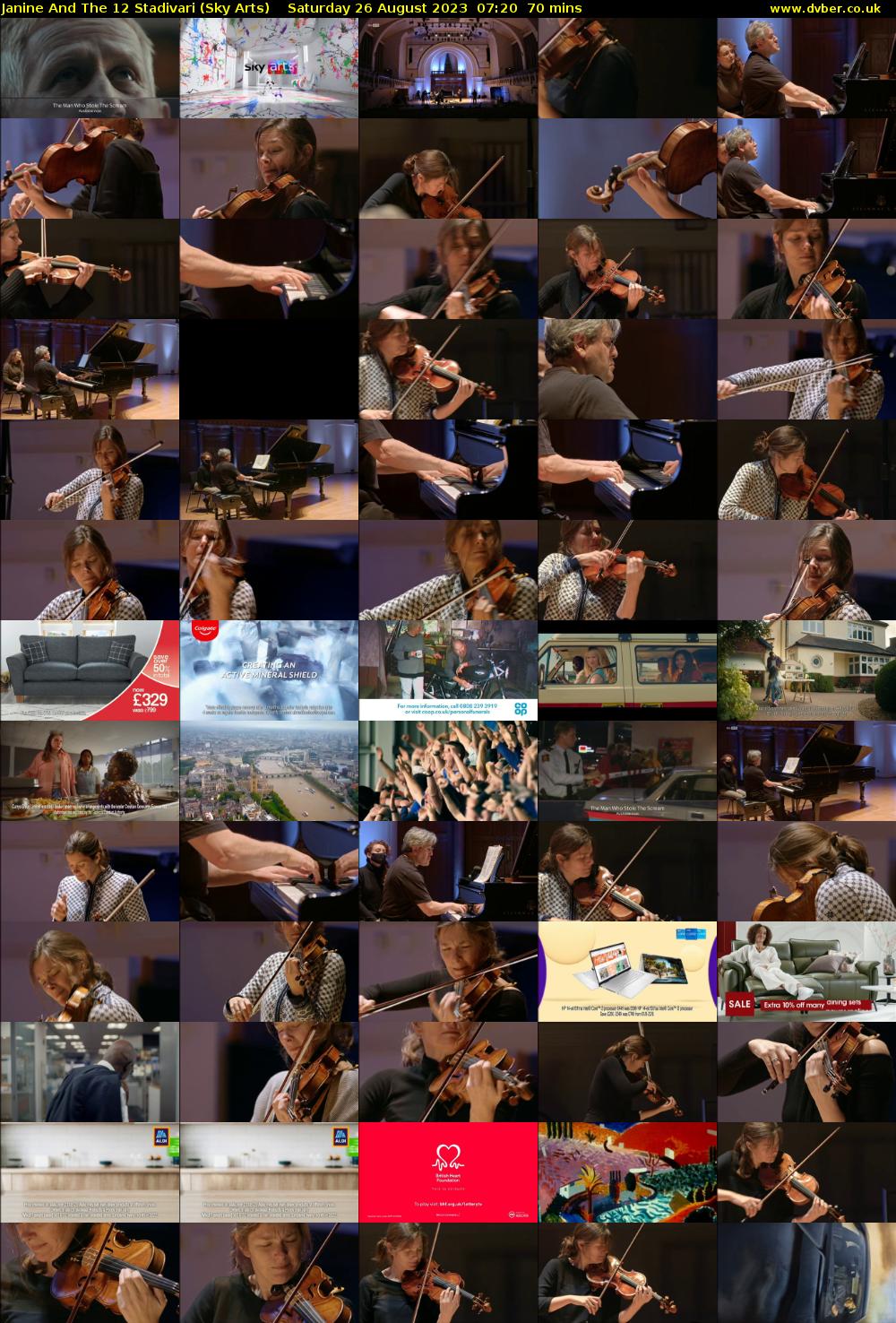 Janine And The 12 Stadivari (Sky Arts) Saturday 26 August 2023 07:20 - 08:30