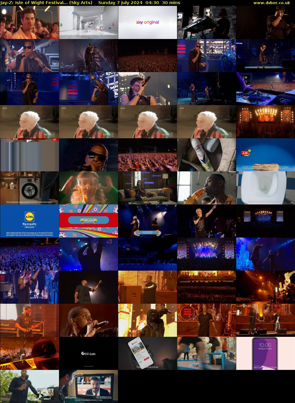 Jay-Z: Isle of Wight Festival... (Sky Arts) Sunday 7 July 2024 04:30 - 05:00