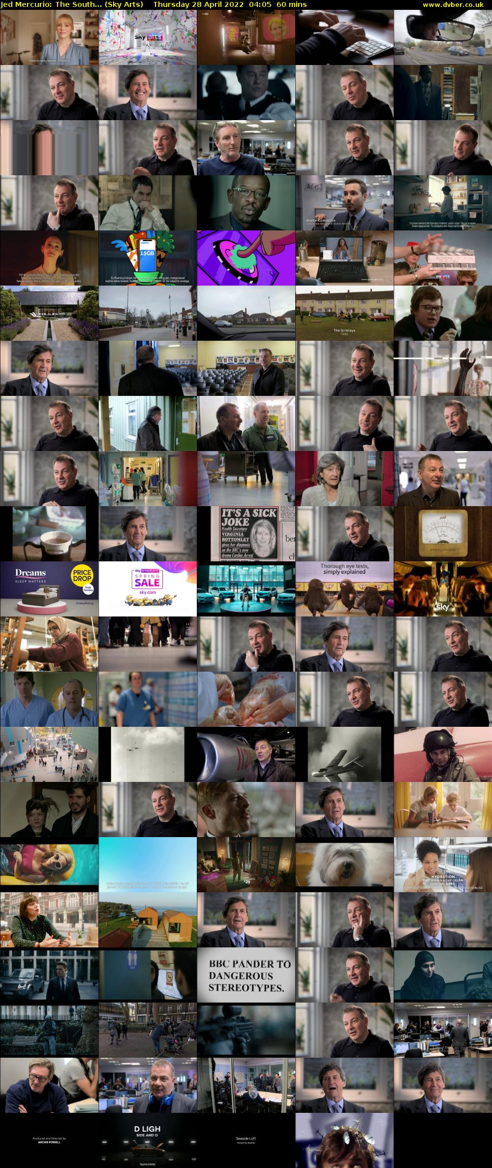 Jed Mercurio: The South... (Sky Arts) Thursday 28 April 2022 04:05 - 05:05