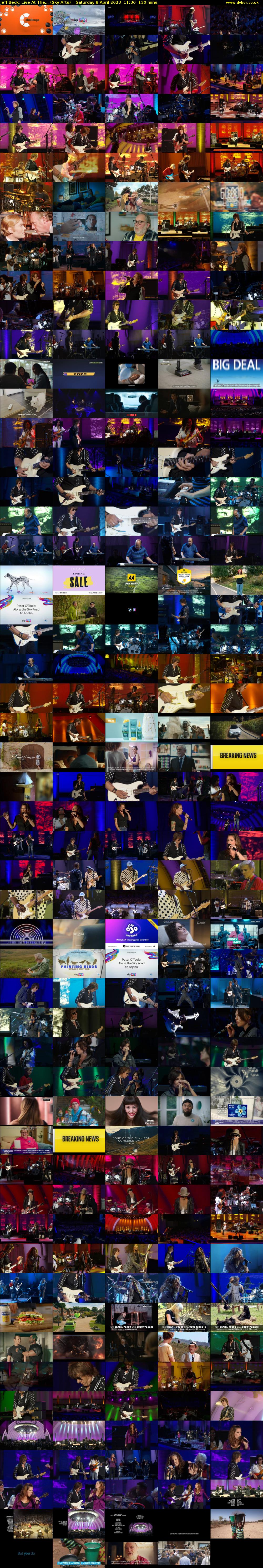 Jeff Beck: Live At The... (Sky Arts) Saturday 8 April 2023 11:30 - 13:40