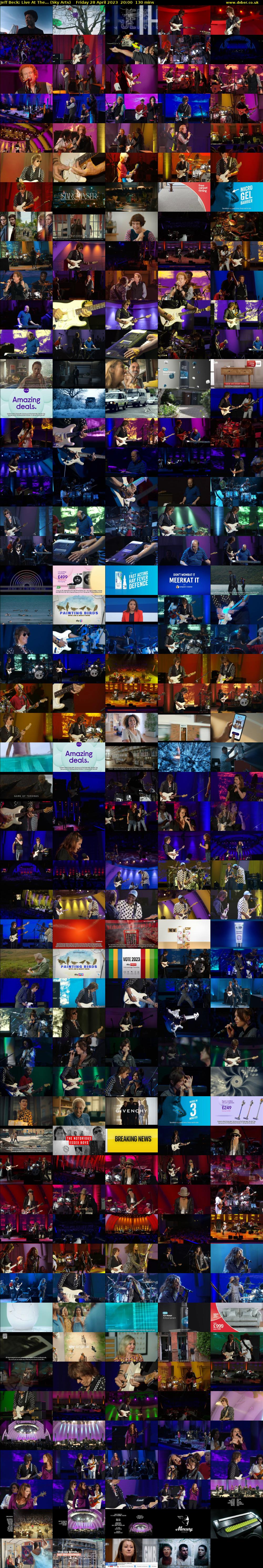 Jeff Beck: Live At The... (Sky Arts) Friday 28 April 2023 20:00 - 22:10