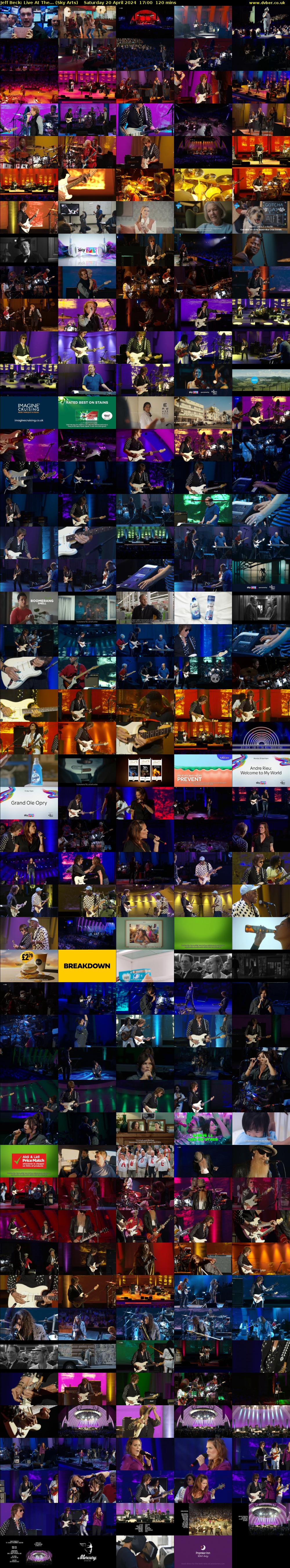Jeff Beck: Live At The... (Sky Arts) Saturday 20 April 2024 17:00 - 19:00
