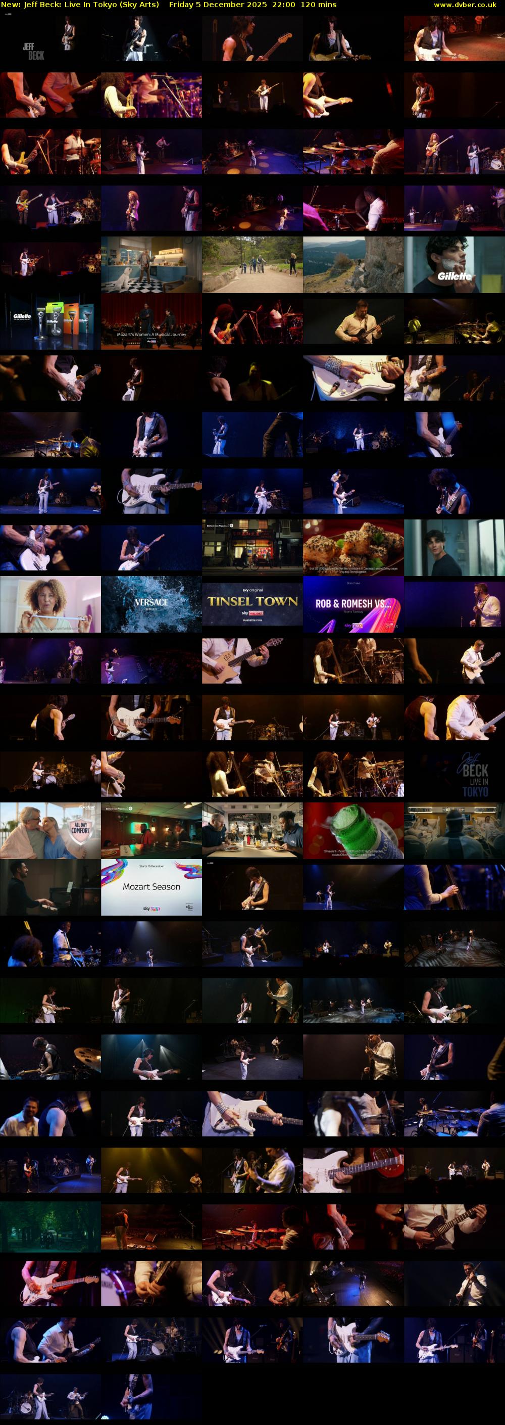 Jeff Beck: Live In Tokyo (Sky Arts) Friday 5 December 2025 22:00 - 00:00