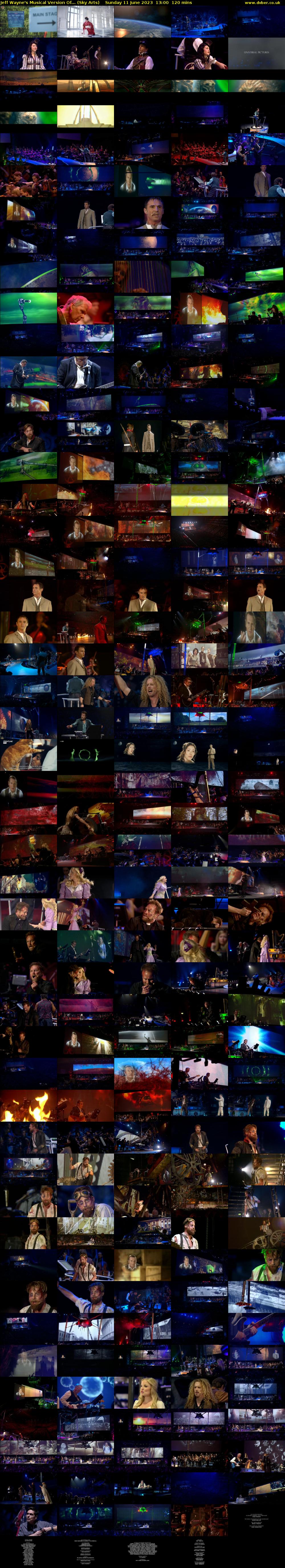 Jeff Wayne's Musical Version Of... (Sky Arts) Sunday 11 June 2023 13:00 - 15:00