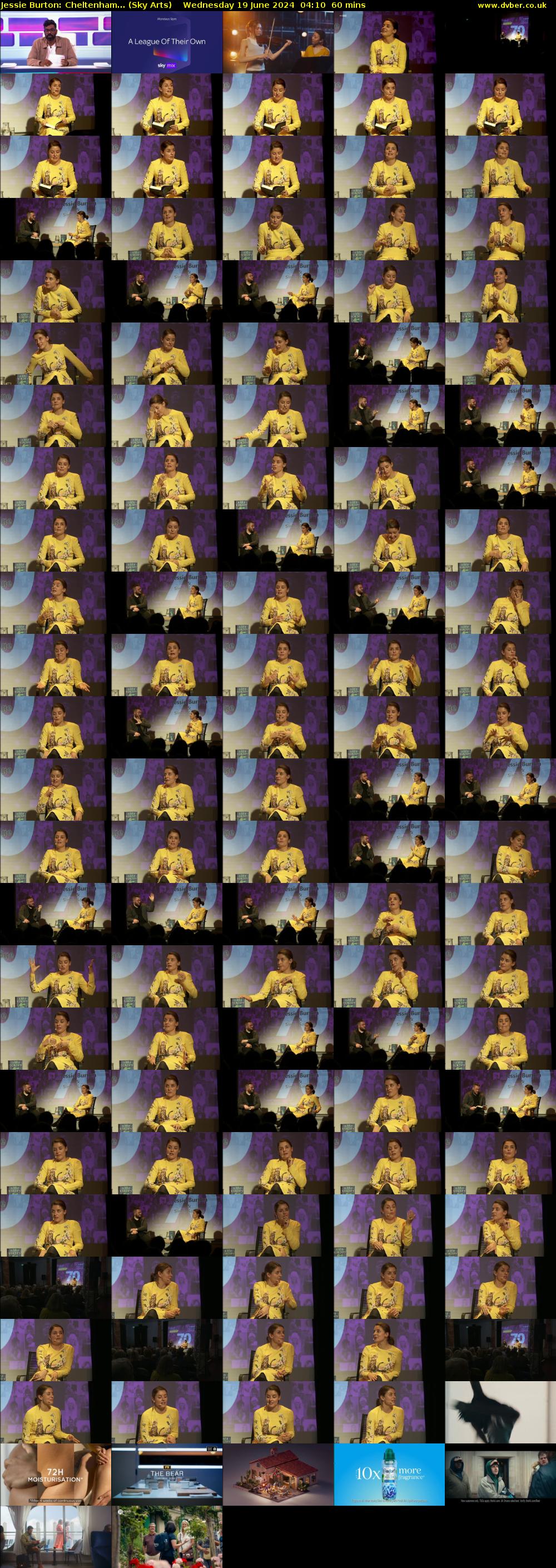 Jessie Burton: Cheltenham... (Sky Arts) Wednesday 19 June 2024 04:10 - 05:10