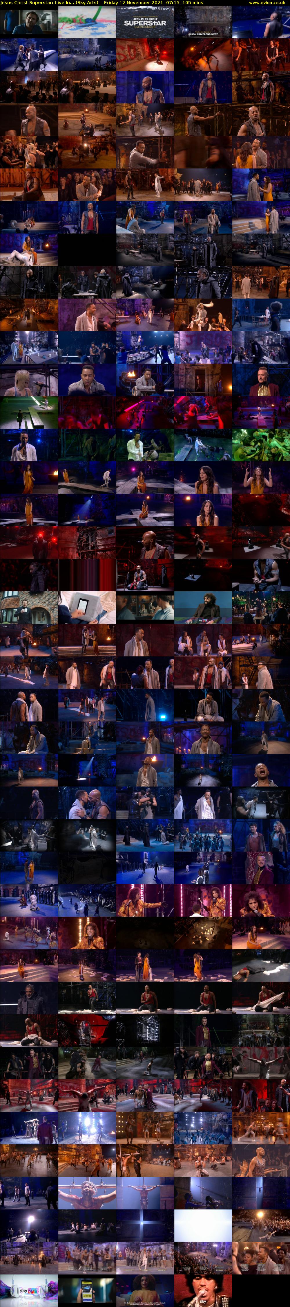 Jesus Christ Superstar: Live In... (Sky Arts) Friday 12 November 2021 07:15 - 09:00