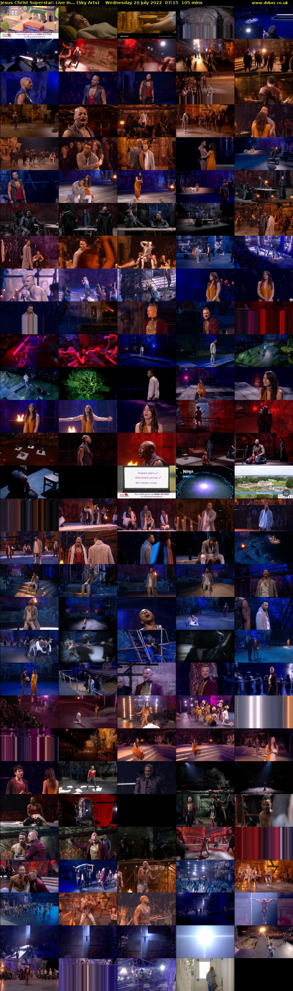 Jesus Christ Superstar: Live In... (Sky Arts) Wednesday 20 July 2022 07:15 - 09:00